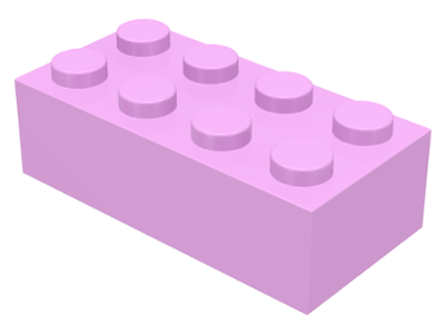 LEGO 3001 - Bright Pink Brick 2 x 4