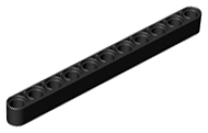 LEGO 32525 - Black Technic, Liftarm 1 x 11 Thick