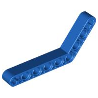 LEGO 6629 - Blue Technic, Liftarm 1 x 9 Bent (6 - 4) Thick