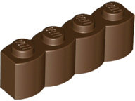 LEGO 30137 - Brown Brick, Modified 1 x 4 Log