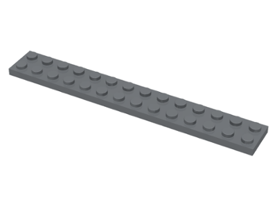 LEGO 91988 - Dark Bluish Gray Plate 2 x 14