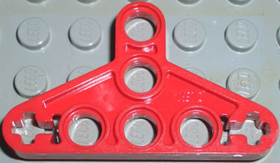 LEGO 2905 Red Technic, Liftarm Triangle Thin
