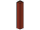 LEGO 245b Reddish Brown Brick 1 x 1 x 5 - Undetermined Stud Type