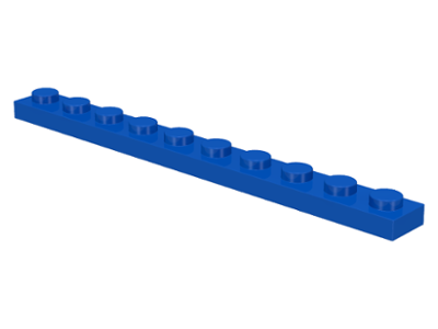 LEGO 4477 Blue Plate 1 x 10