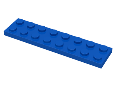 LEGO 3034 Blue Plate 2 x 8