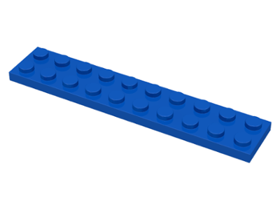 LEGO 3832 Blue Plate 2 x 10