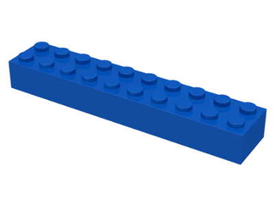 LEGO 3006 Blue Brick 2 x 10