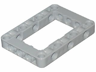 LEGO 64179 Light Bluish Gray Technic, Liftarm 5 x 7 Open Center Frame Thick