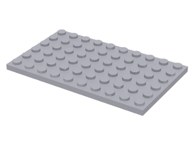 LEGO 3033 Light Bluish Gray Plate 6 x 10