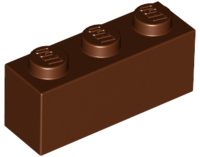 LEGO 3622 Reddish Brown Brick 1 x 3