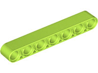 LEGO 32524 Lime Technic, Liftarm 1 x 7 Thick