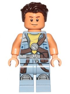 LEGO sw0754 Zander - Sand Blue Jacket