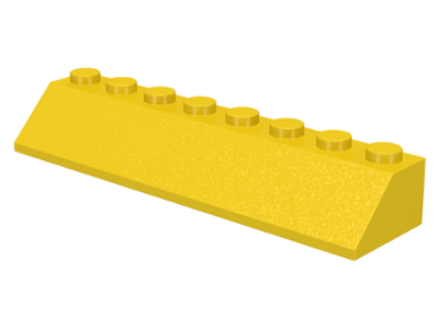 LEGO 4445 Yellow Slope 45 2 x 8