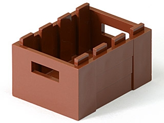 LEGO 30150 Reddish Brown Container, Crate with Handholds