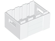 LEGO 30150 White Container, Crate with Handholds