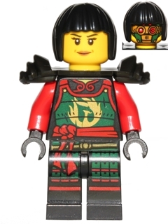 LEGO njo0271 Samurai X (Nya) - Possession, Black Bob Cut Hair