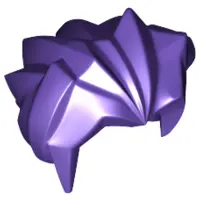 LEGO 53982 Dark Purple Minifigure, Hair Angular Swept Back