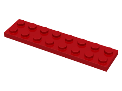 LEGO 3034 Red Plate 2 x 8