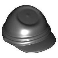 LEGO 30135 Black Minifigure, Headgear Cavalry Cap (Kepi)