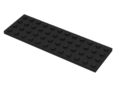LEGO 3029 Black Plate 4 x 12