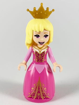 LEGO dp078 Aurora - Wide Skirt with Gold Filigree