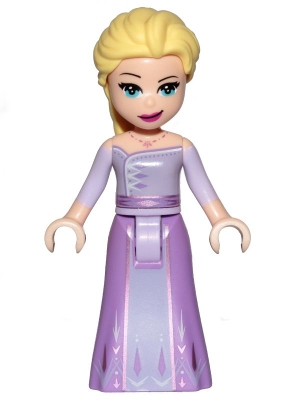 LEGO dp071 Elsa - Lavender and Medium Lavender Dress