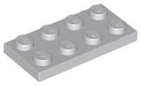 LEGO 3020 Light Bluish Gray Plate 2 x 4
