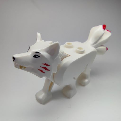 LEGO bb0916c01pb01 Wolf, Lloyd's (Akita in Wolf Form)