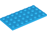 LEGO 3035 Dark Azure Plate 4 x 8