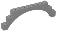 LEGO 14707 Light Bluish Gray Arch 1 x 12 x 3 Raised Arch
