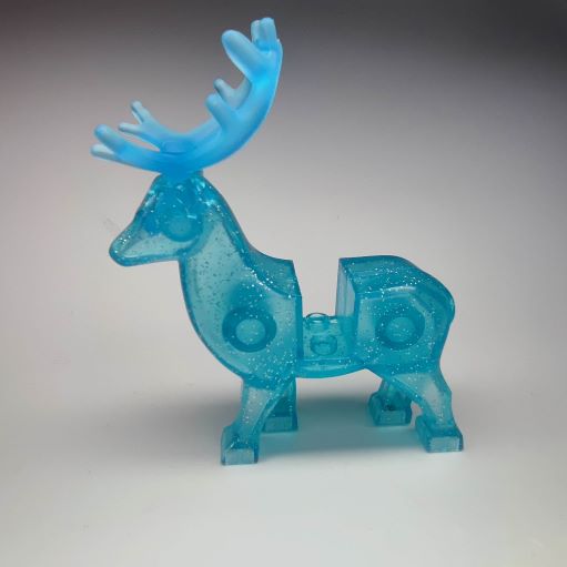 LEGO 51493c01 Stag, Male with Trans-Light Blue Antlers