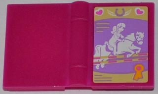 LEGO 33009pb037 Minifigure, Utensil Book 2 x 3 with Jumping Horse Pattern (Sticker) - Set 3189
