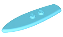LEGO 90397 Medium Azure Minifigure, Utensil Surfboard Standard