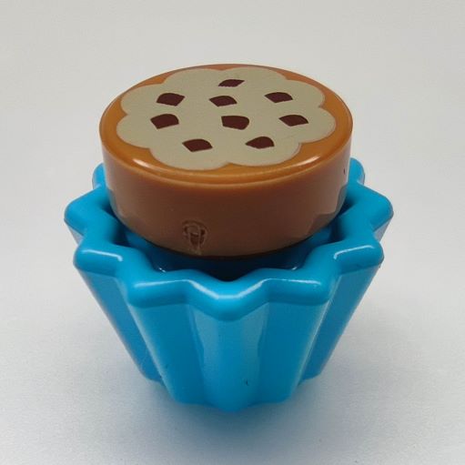 LEGO 65468d Medium Azure Minifigure, Utensil Trolls Cupcake