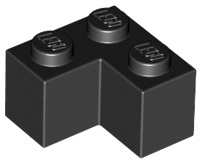 LEGO 2357 Black Brick 2 x 2 Corner