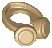 LEGO 66913 Dark Tan Minifigure, Headphones Around Neck