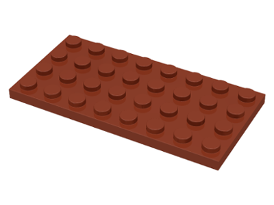 LEGO 3035 Reddish Brown Plate 4 x 8