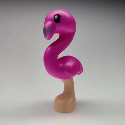 LEGO 67430pb02 Light Nougat Bird, Flamingo Friends with Coral Body