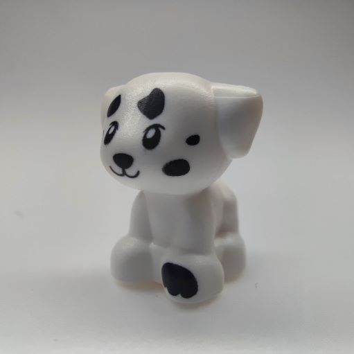LEGO 69901pb02 Dog, Friends, Puppy, Standing, Small with Black Paw and Spots Pattern