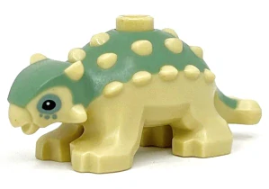 LEGO 67443pb01 Dinosaur, Ankylosaurus Baby with Sand Green Back Pattern