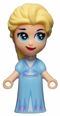 LEGO dp110 Elsa, Bright Light Blue Dress - Micro Doll