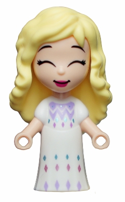 LEGO dp111 Elsa, White Dress - Micro Doll