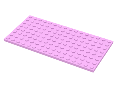 LEGO 92438 Bright Pink Plate 8 x 16