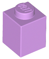 LEGO 3005 -  Medium Lavender Brick 1 x 1