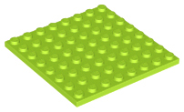 LEGO 41539 Lime Plate 8 x 8
