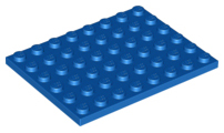 LEGO 3036 Blue Plate 6 x 8