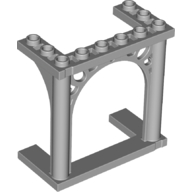 LEGO 30613 Light Bluish Gray Arch 3 x 6 x 5 Ornamented