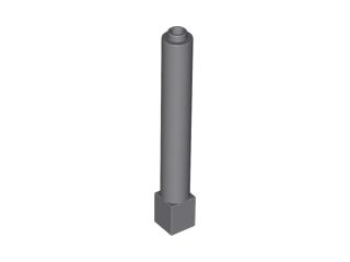 LEGO 43888 Dark Bluish Gray Support 1 x 1 x 6 Solid Pillar