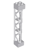 LEGO 95347 Bluish Gray Support 2 x 2 x 10 Girder Triangular Vertical