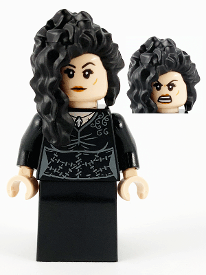 LEGO hp218 Bellatrix Lestrange, Black Dress